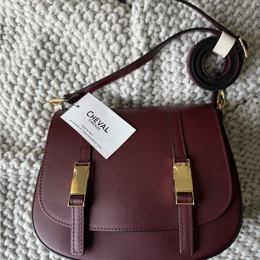 Burgundy Crossbody Bag